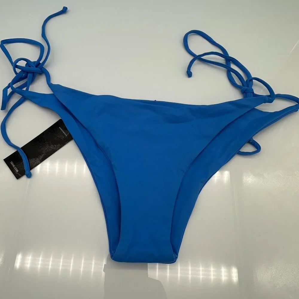 Tavik Women's Mirage Top /‎ Jax Tie Side Swim Combo Set, Size Large, Marina Blue